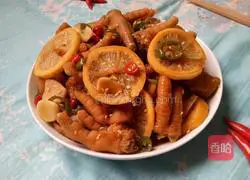 Internet celebrity lemon chicken feet recipe illustration 24