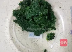 Illustration of how to make spinach rub 4