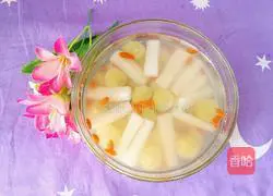 Illustration of how to make rock sugar yam and grapes 9