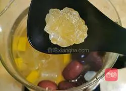 Tremella Pumpkin Lily Soup Recipe Illustration 12