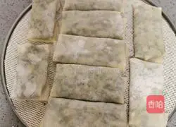 Illustration of how to make spring cake and leek box 18