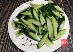 #Hebei cuisine#Recipe of refreshing cucumber 2