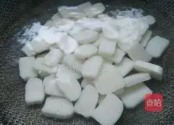 Illustration of how to make egg dumplings and rice cake soup 5