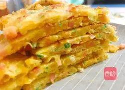 Illustration of how to make colorful thousand-layer cake 5