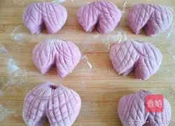 Illustration of how to make purple sweet potato buns 8