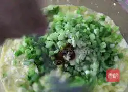 Illustration of making tofu egg cake 6