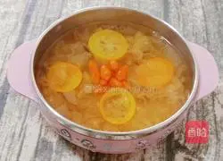 Kumquat, Red Date and Tremella Soup (Baby Complementary Food) Recipe Illustration 10