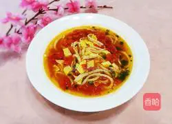 Illustration of how to make tomato and egg pancakes 21