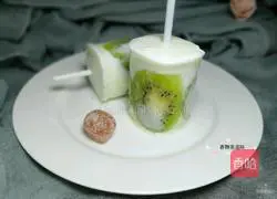 Strange Illustration of how to make fruit yogurt bars 9
