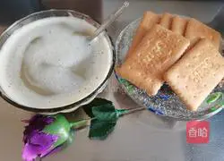 Illustration of how to make thick mung bean soup 15