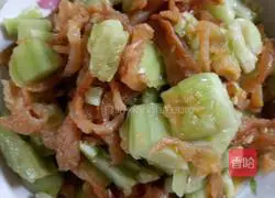 Illustration of how to make jellyfish mixed with cucumber 5