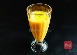 Illustration of how to make low-fat pumpkin milk juice 11