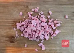 Spinach, ham, and egg soup Illustration of how to do it 7