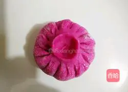 Purple Illustration of how to make steamed buns 12