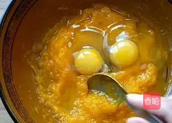 Illustration of how to make pumpkin hair cake 2