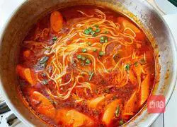 Illustration of tomato sour soup noodles 11