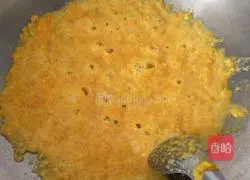 Illustration of how to make egg yolk tofu 5