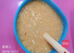 Illustration of how to make egg and persimmon noodles for 8-month-old baby 9