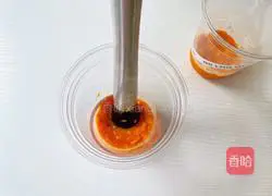 Mango raw coconut milk Illustration of how to make iron 4