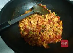 Illustration of how to make tomato scrambled eggs 7