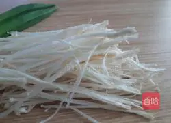 Japanese style enoki mushroom okra cold noodles Illustration of how to do it 2