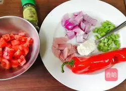 Illustration of how to make spicy tomato pasta 2