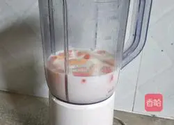 Illustration of how to make papaya milk 7