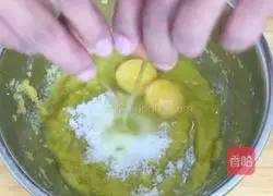 Illustration of how to make pumpkin bread 3