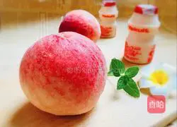 Peach Yakult Recipe Illustration 1