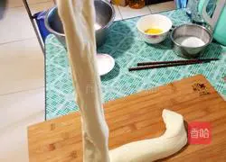 Illustration of making bean paste bread 8