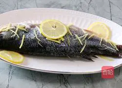 Illustration of how to make steamed seabass 3