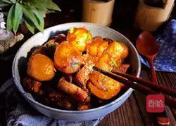 Illustration of how to make pork belly and roasted potatoes 18