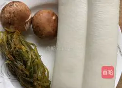 Illustration of how to make snow vegetable rice cake soup 2