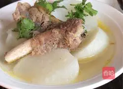 How to make white radish and pork ribs soup Illustration 12
