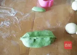 For pea pod steamed buns Illustration of practice 16