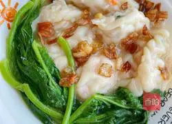 Illustration of how to make vegetable and seafood dumpling soup 10