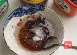 Illustration of making sauce-flavored pancake 2