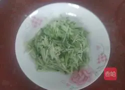 Illustration of making fried noodles 1