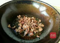 Illustration of how to make mutton fried noodles 9