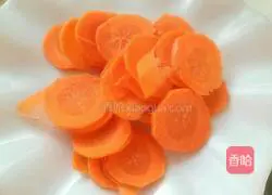 Red Illustration of how to make radish egg pancake 1