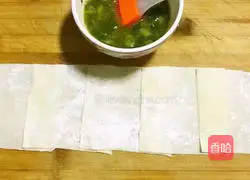 Illustration of how to make scallion pancake 3