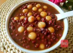 Illustration of how to make brown sugar, red bean and glutinous rice balls 13