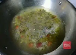 Illustration of how to make pickled cabbage, tofu and fish 10