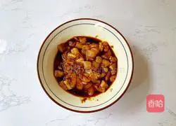 Illustration of how to make cucumber and diced chicken 4