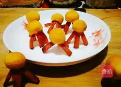 Ugly Octopus (Fried Ham Sausage) Recipe Illustration 12