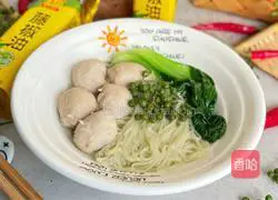 Illustration of how to make vine pepper clear soup noodles 10