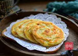 Illustration of how to make scallion pancakes 11