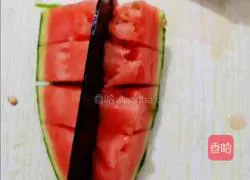 Illustration of how to make watermelon juice 2