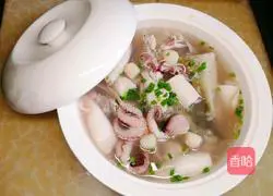 Illustration of making fish stew 11