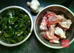 Illustration of how to make kelp bone soup 1